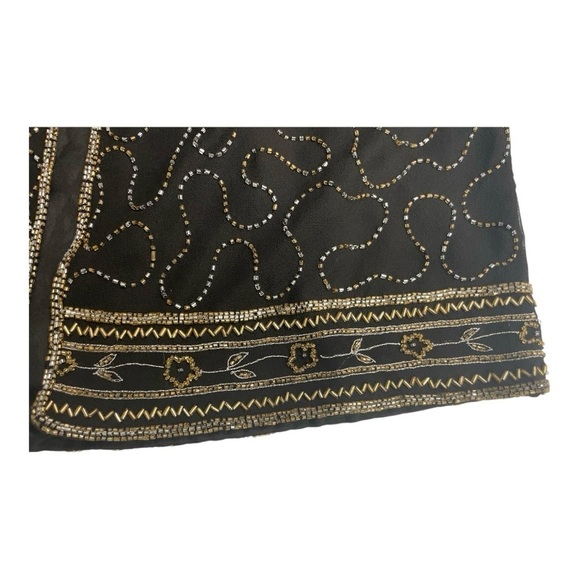 JMD New York Vintage
Womens Beaded Jacket Lined Black SIlver Gold cocktail top
M - Picture 6 of 15